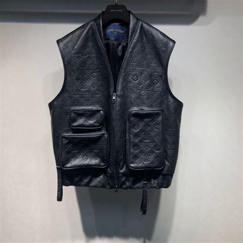 louis vuitton vest black